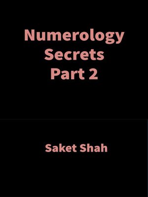 cover image of Numerology Secrets Part 2